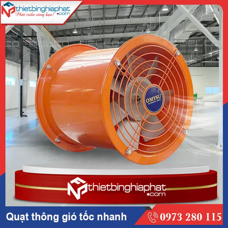 Quạt thông gió tròn tốc nhanh FG-30C-5 6 Quạt tốc nhanh D300 FG-30C-5