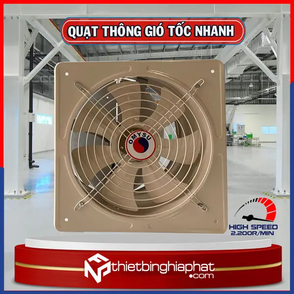 Quạt thông gió vuông tốc nhanh FS-20 9 Quạt thông gió vuông tốc nhanh FS-20 OMYSU