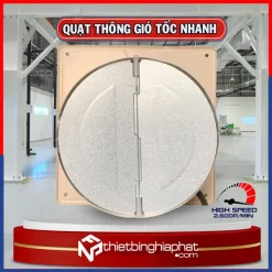 Quạt thông gió vuông tốc nhanh FS-30 14 Quạt thông gió vuông tốc nhanh FS-30 mặt sau