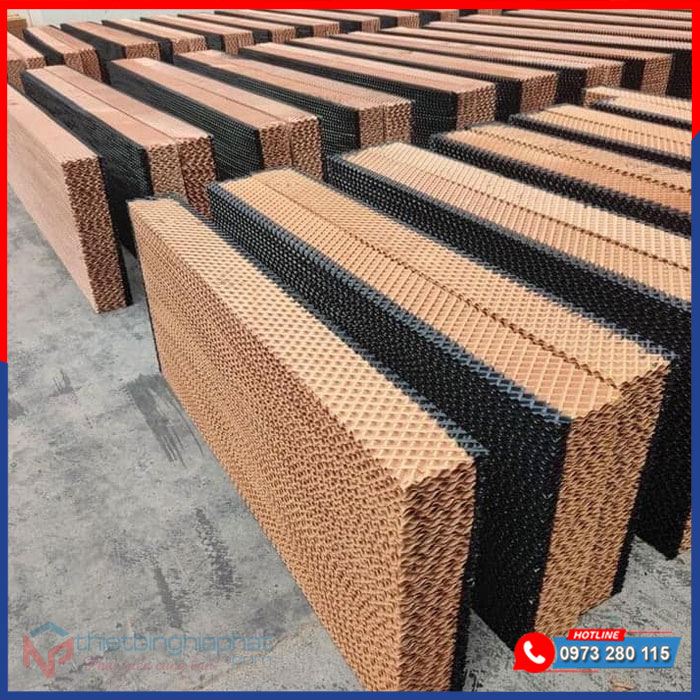 Tấm giấy làm mát Cooling Pad chống rêu 2000x600x150mm 9 Tấm Giấy làm mát chống rêu giá tốt