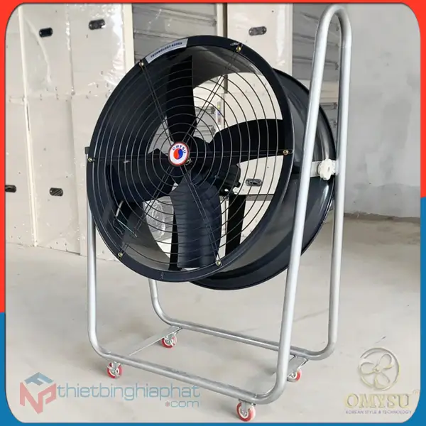 Quạt hướng trục di động FA-50C-1 7 Chân bánh xe quạt di động chắc chắn