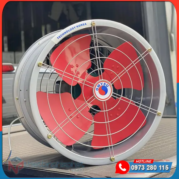 Quạt hướng trục công nghiệp DFG-60 380V 7 Quạt thông gió hướng trục DFG OMYSU