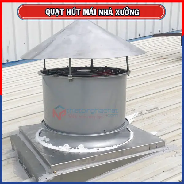Quạt hút mái nhà xưởng OMYSU DFG-50HM 10 Lắp đặt Quạt hút mái nhà xưởng OMYSU DFG-50HM D500mm