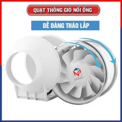 Quạt thông gió nối ống OMYSU HF