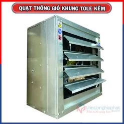 Quạt thông gió vuông tole kẽm 800x800x400mm BMF-800
