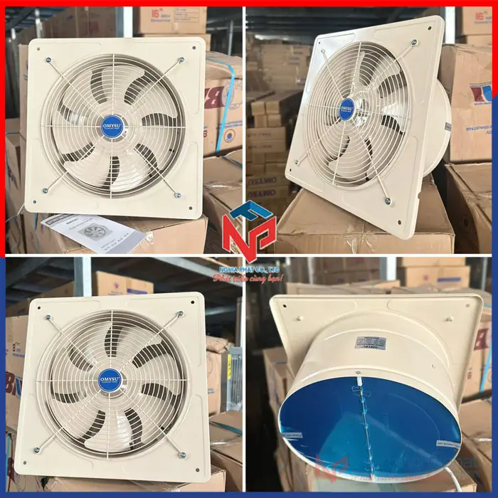 Quạt thông gió vuông tốc nhanh FS-25 12 Quạt thông gió vuông OMYSU FS