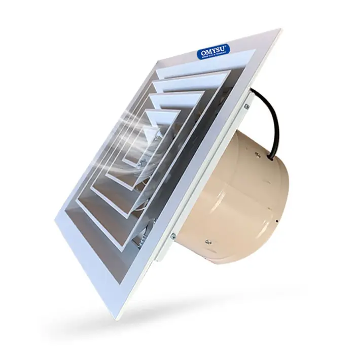 Quạt hút âm trần công nghiệp có ống AT-600T 6 Quạt hút âm trần công nghiệp có ống AT-600T có nối ống