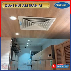 Quạt hút âm trần công nghiệp nối ống AT-450T 14 Quạt hút âm trần AT - Lực hút mạnh mẽ