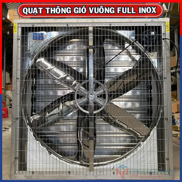 Quạt thông gió vuông INOX toàn phần 304 BMF-1380 1380x1380mm 12 Quạt thông gió vuông INOX toàn phần 304 BMF-1380