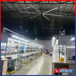 Quạt trần công nghiệp HVLS động cơ DC 6.2m 15 Quạt trần công nghiệp động cơ DC