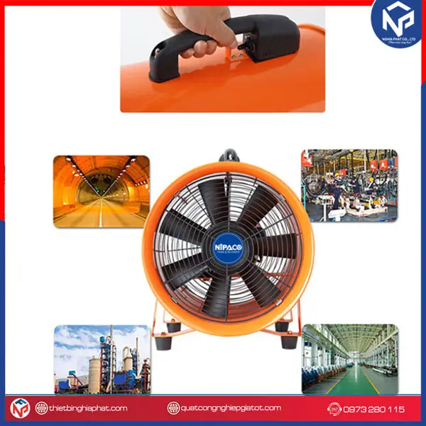 Quạt hút xách tay SHT-20 6 Ứng dụng Quạt hút xách tay SHT-20