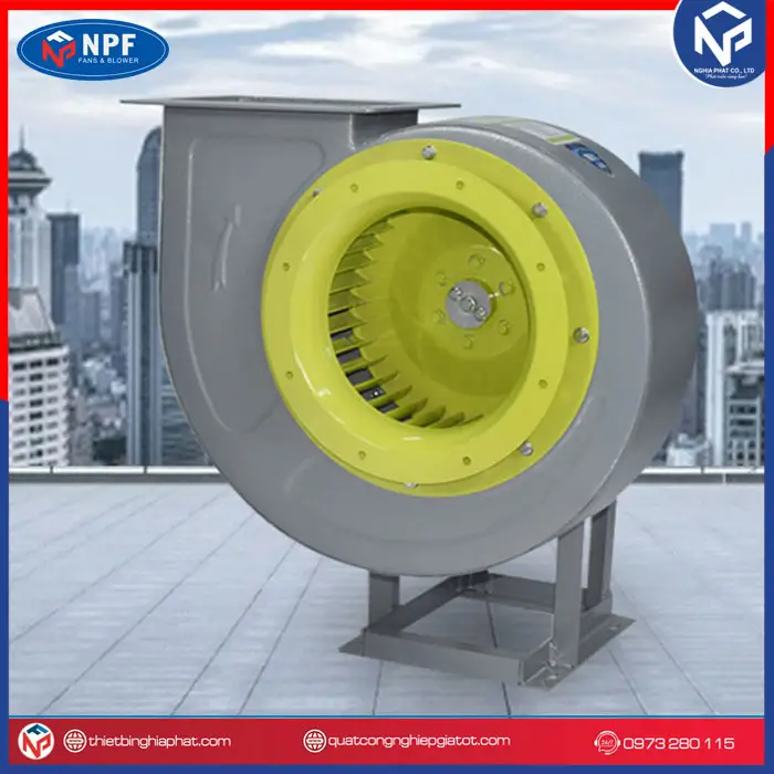 Quạt ly tâm hút khói 3KW CF-11-3.5A 7 Quạt ly tâm hút khói bếp 3KW nhiều ứng dụng