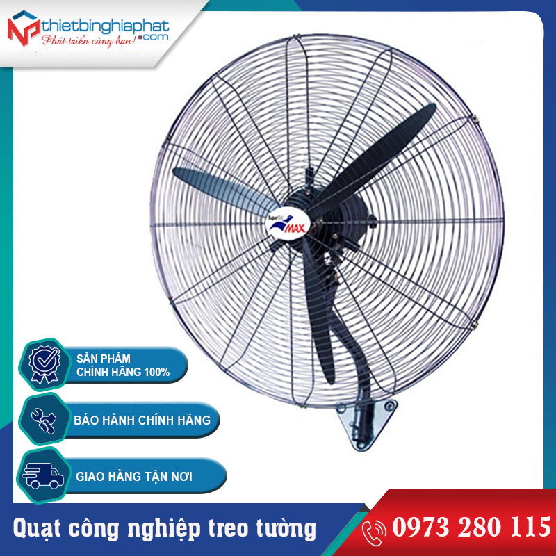 Quạt công nghiệp treo tường Superlite Max SLW 600 6 Quạt treo tường công nghiệp Supelite Max