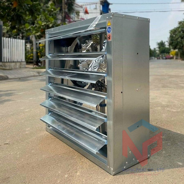 Quạt hút công nghiệp vuông 900x900x400mm 10 Quạt thông gió vuông 900x900x400mm