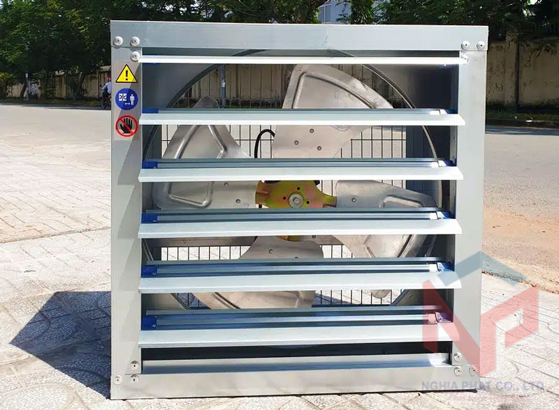 Quạt thông gió vuông 600x600mm 7 Quạt thông gió vuông trực tiếp