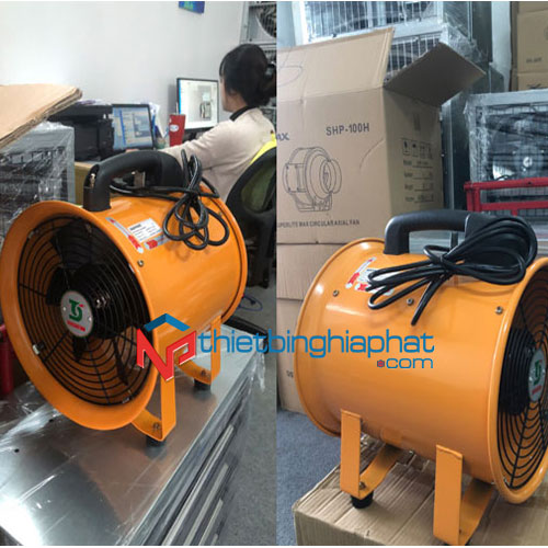 Quạt hút xách tay Soffnet SHT-25 12 Quạt Hút Xách Tay Soffnet SHT-30 thực tế