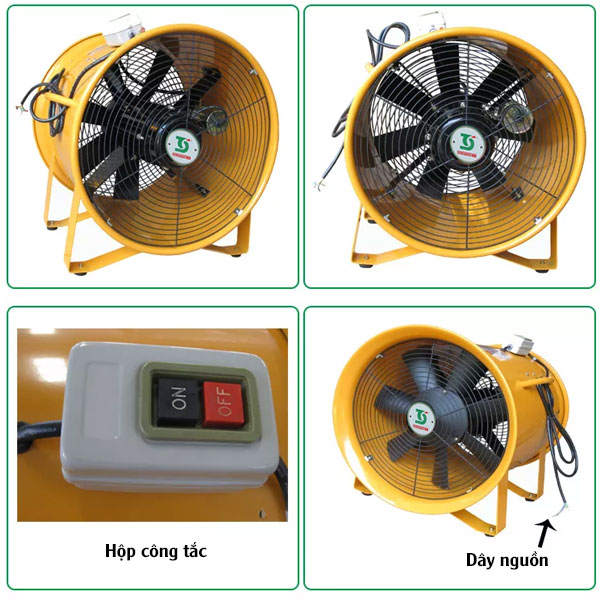 Quạt hút xách tay Soffnet SHT-40 11 Chi tiết Quạt Hút Xách Tay Soffnet SHT-40