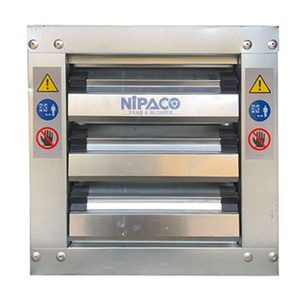 Quạt thông gió vuông 300x300mm 8 Quạt thông gió vuông 300x300 Nipaco