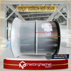 Quạt thông gió tròn OMYSU FA-25C1 dập gân tăng cứng