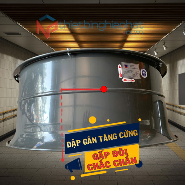 Quạt thông gió tròn OMYSU FA-60C1 10 Quạt thông gió tròn OMYSU dập gân tăng cứng