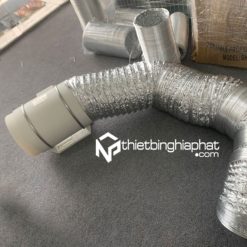 Quạt thông gió nối ống Nipaco HF-200 D200 24 Quạt hút mùi nối ống Phi 200 kết nối ống gió