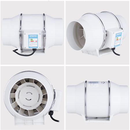 Quạt hút mùi nối ống Phi 150 10 Quạt hút mùi nối ống Phi 150