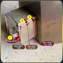 Lò sưởi OMYSU KW200 - Diện tích sưởi 200m2