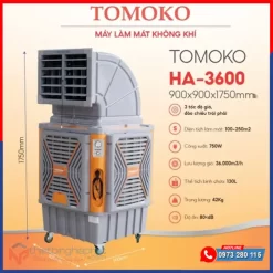 Máy làm mát Aircooler TOMOKO HA-3600 750W