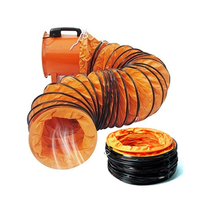 Ống gió mềm Simili D350mm 5 Mét 8 Ống gió mềm Simili D350mm