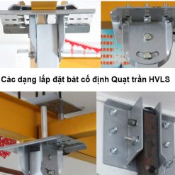 Quạt trần công nghiệp HVLS cánh dài 5.2M (Motor giảm tốc)