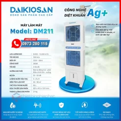 Máy làm mát Daikiosan DM211 2 tầng 15 Máy làm mát Daikiosan DM211 2 tầng