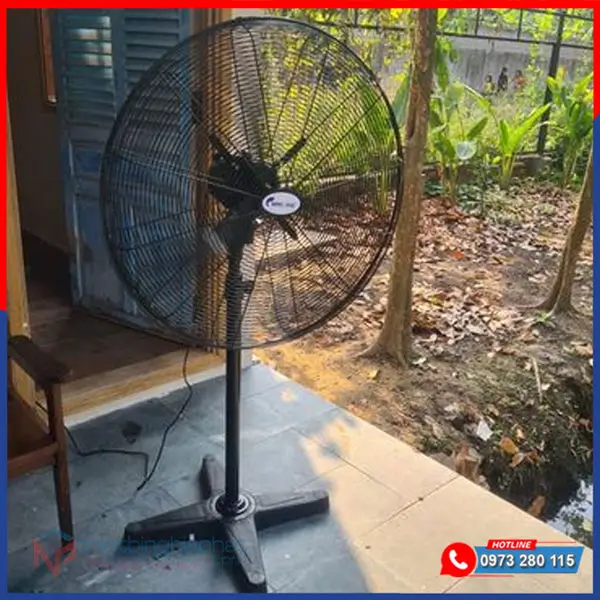 Quạt đứng công nghiệp Chinghai HS243Đ 140W sải cánh 600mm 8 Quạt đứng công nghiệp Chinghai nhiều ứng dụng