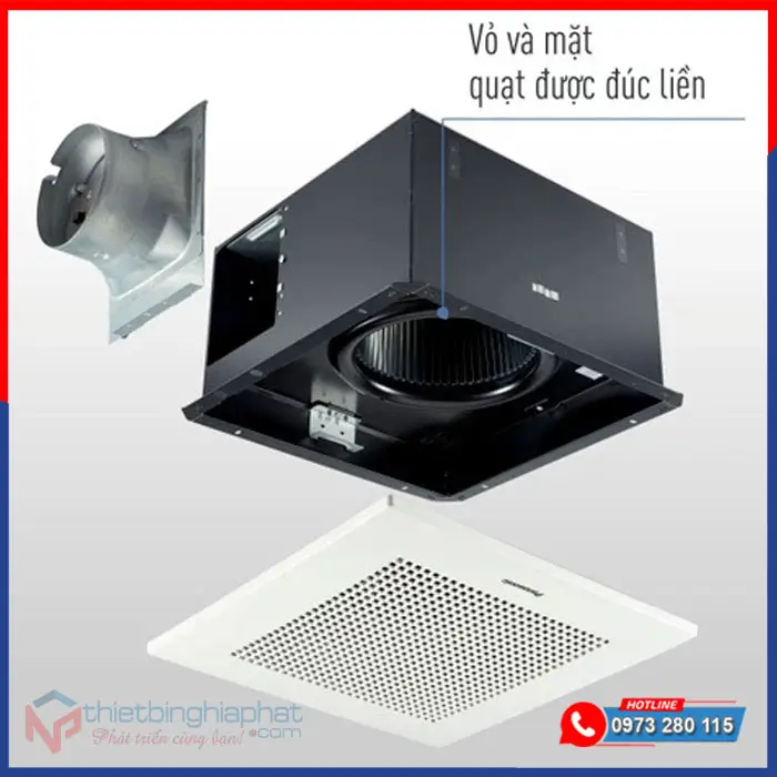Quạt hút âm trần Panasonic FV-24CH9 có ống 5 Quạt hút âm trần có ống Panasonic