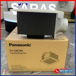 Quạt hút âm trần Panasonic FV-24CH9 có ống 12 Quạt hút âm trần Panasonic FV-24CD9 có ống