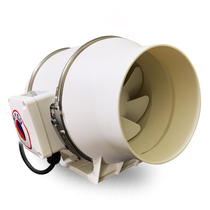 Quạt thông gió nối ống Omysu HF-150 7 Quạt thông gió nối ống HF-150