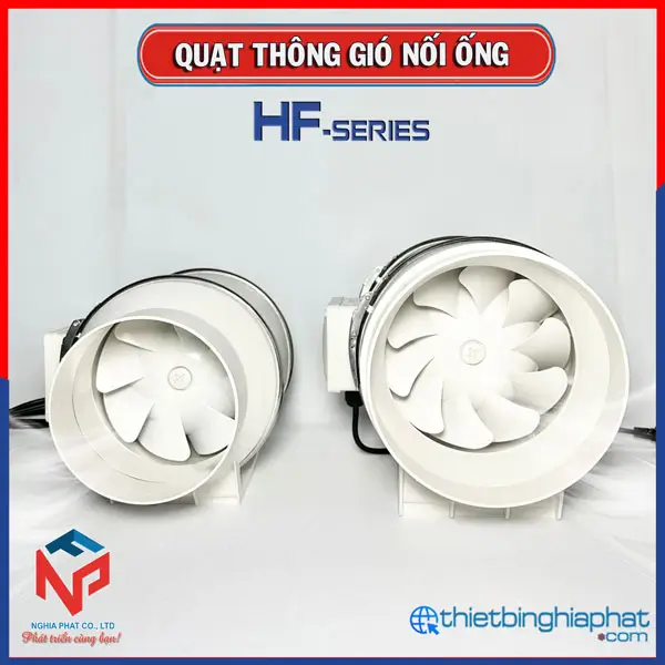Quạt thông gió nối ống Omysu HF-150 9 Quạt thông gió nối ống OMYSU HF