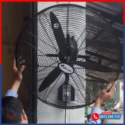 Quạt treo tường công nghiệp Chinghai W243Đ sải cánh 600mm 14 Quạt treo công nghiệp Chinghai có dây dật