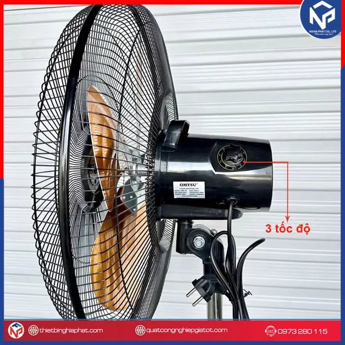 Quạt đứng bán công nghiệp OMYSU OMS-450 7 3 tốc độ điều chỉnh
