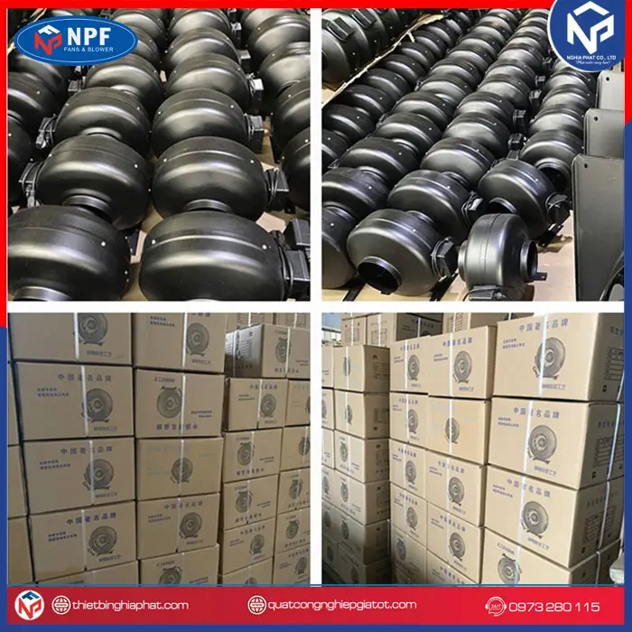Quạt hút nối ống phi 315 13 Phân phối Quạt hút nối ống đủ loại