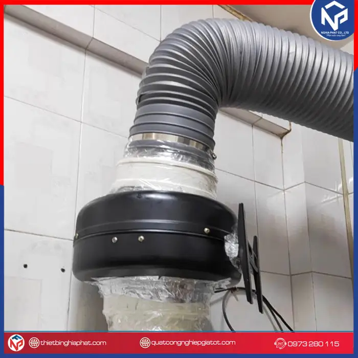 Quạt hút nối ống Sunfan KTO-125 8 Ứng dụng thực tế quạt hút nối ống