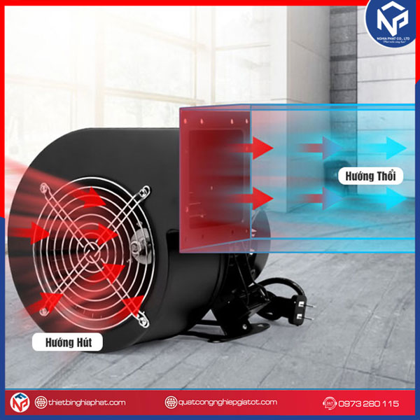 Quạt hút ly tâm mini 85W 10 Quạt ly tâm mini giá rẻ