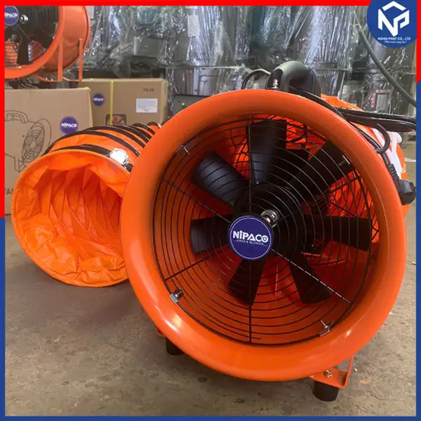 Quạt hút xách tay công nghiệp SHT-25 9 Quạt hút xách tay Nipaco size 20-25-30-35