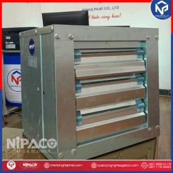 Quạt hút công nghiệp vuông 300x300mm 18 Quạt thông gió vuông 300x300