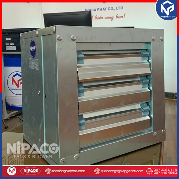 Quạt hút công nghiệp vuông 300x300mm 11 Quạt thông gió vuông 300x300