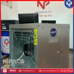 Quạt hút công nghiệp vuông 300x300mm 22 Quạt thông gió vuông nipaco 300x300