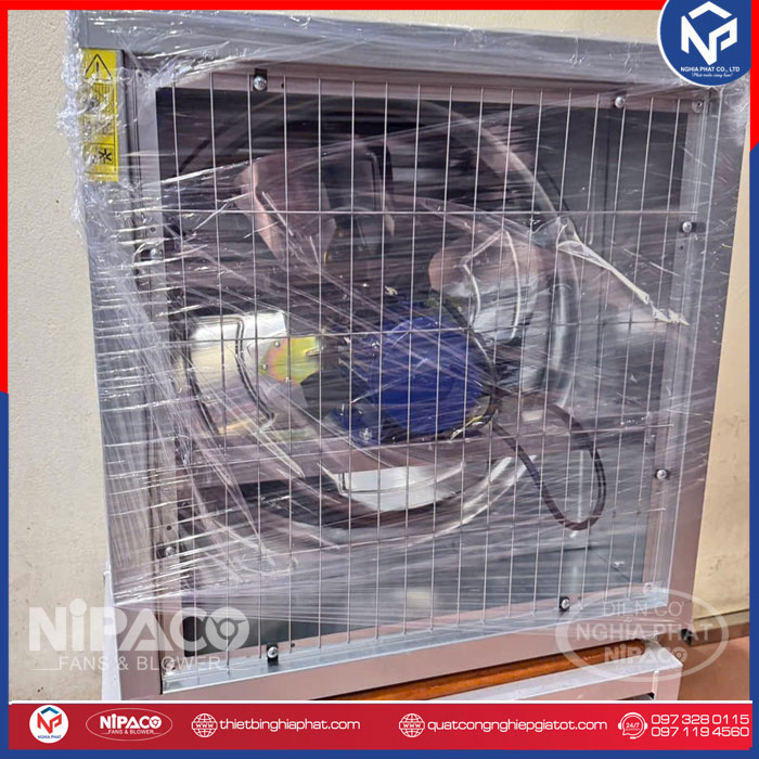 Quạt thông gió vuông 500x500mm 11 Quạt thông gió vuông 600x600