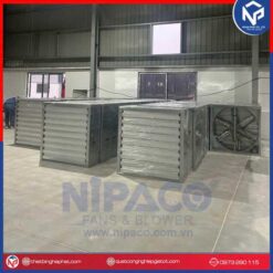 Quạt hút công nghiệp vuông 1100x1100x400mm 19 Quạt hút công nghiệp Nipaco NPF