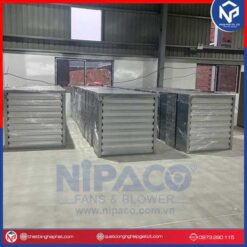 Quạt hút công nghiệp vuông 1100x1100x400mm 21 Quạt hút công nghiệp Nipaco NPF