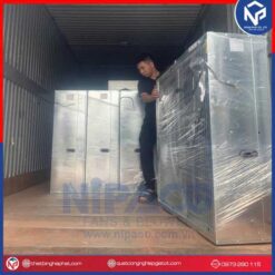 Quạt hút công nghiệp vuông 1100x1100x400mm 22 Quạt hút công nghiệp Nipaco NPF
