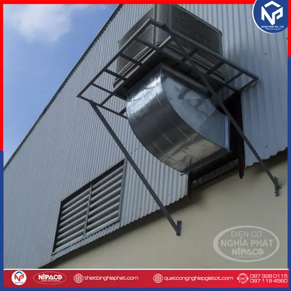 Máy làm mát công nghiệp cố định Aircooler 18000m3/h 11 Máy làm mát công nghiệp cố định Aircooler